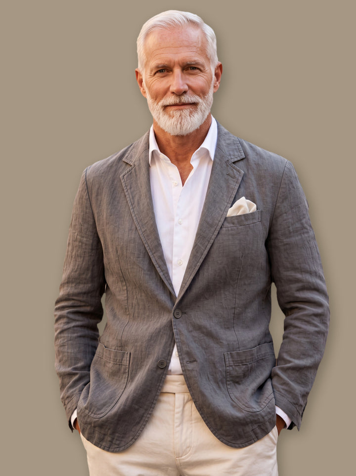 Merritt blazer suit in Grey, studio - Gentlemens Manor