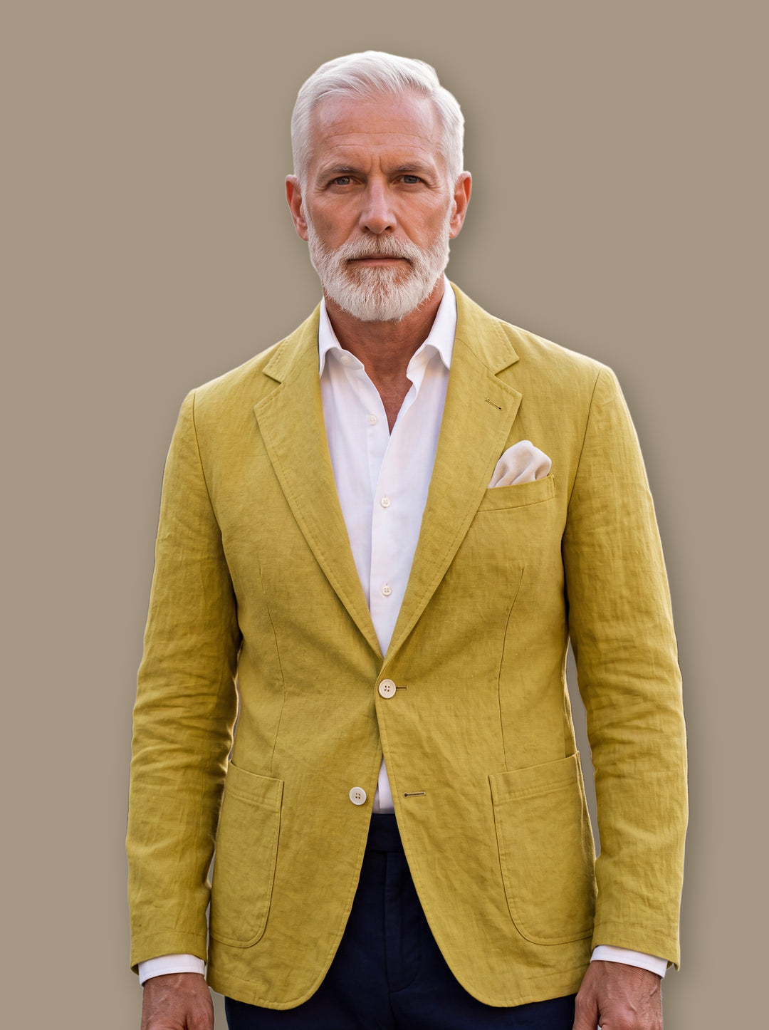 Merritt blazer suit in Mustard, studio - Gentlemens Manor