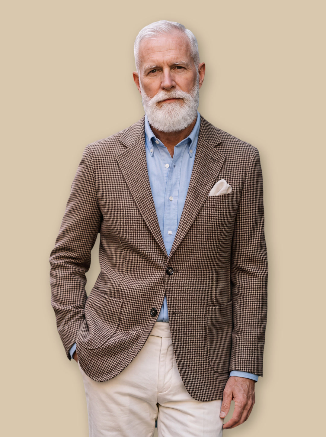 Miles blazer suit in Brown, studio - Gentlemens Manor
