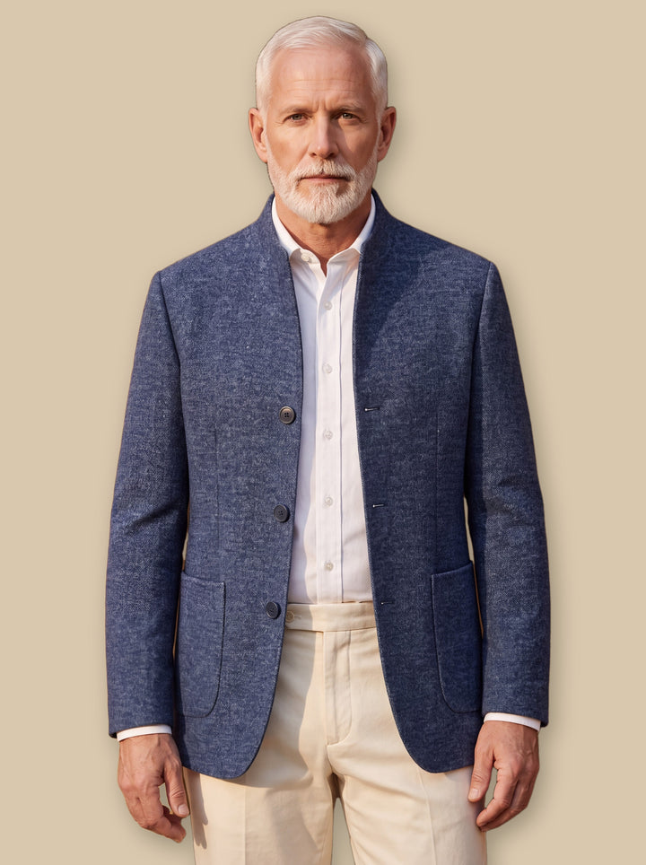 Morgan blazer suit in Blue, studio - Gentlemens Manor