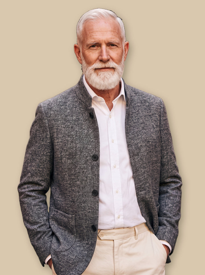 Morgan blazer suit in Grey, studio - Gentlemens Manor