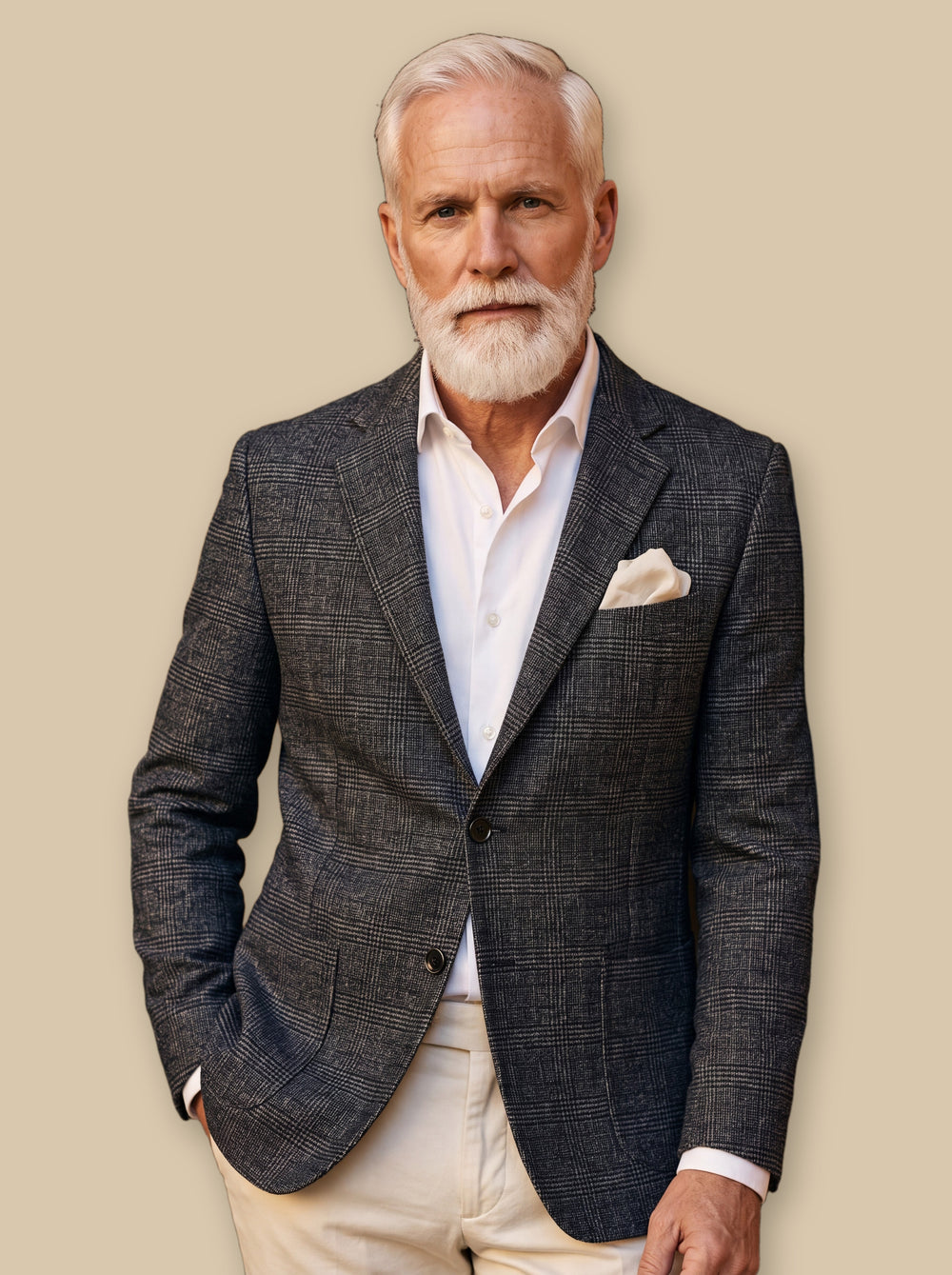 Morris blazer suit in Grey, studio - Gentlemens Manor