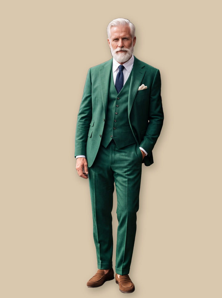 Morton two piece set in Green, studio - Gentlemens Manor