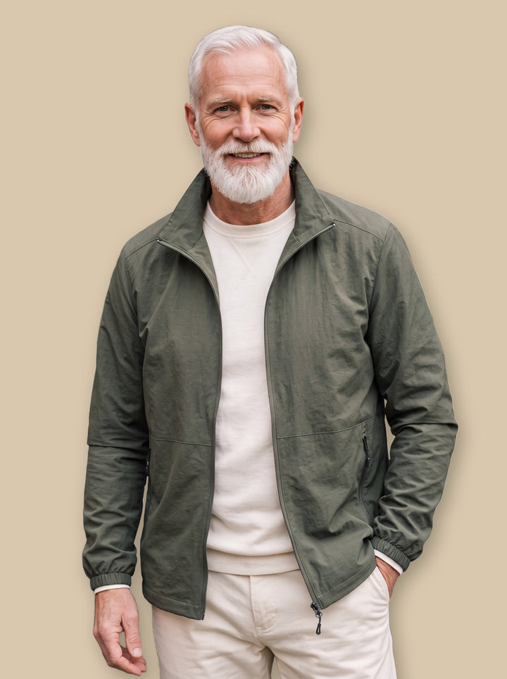 Moses jacket in Green, studio - Gentlemens Manor