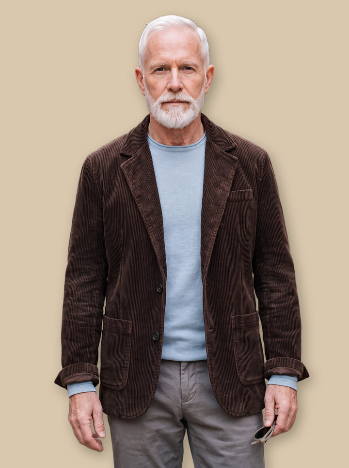 Murray jacket in Brown, studio - Gentlemens Manor