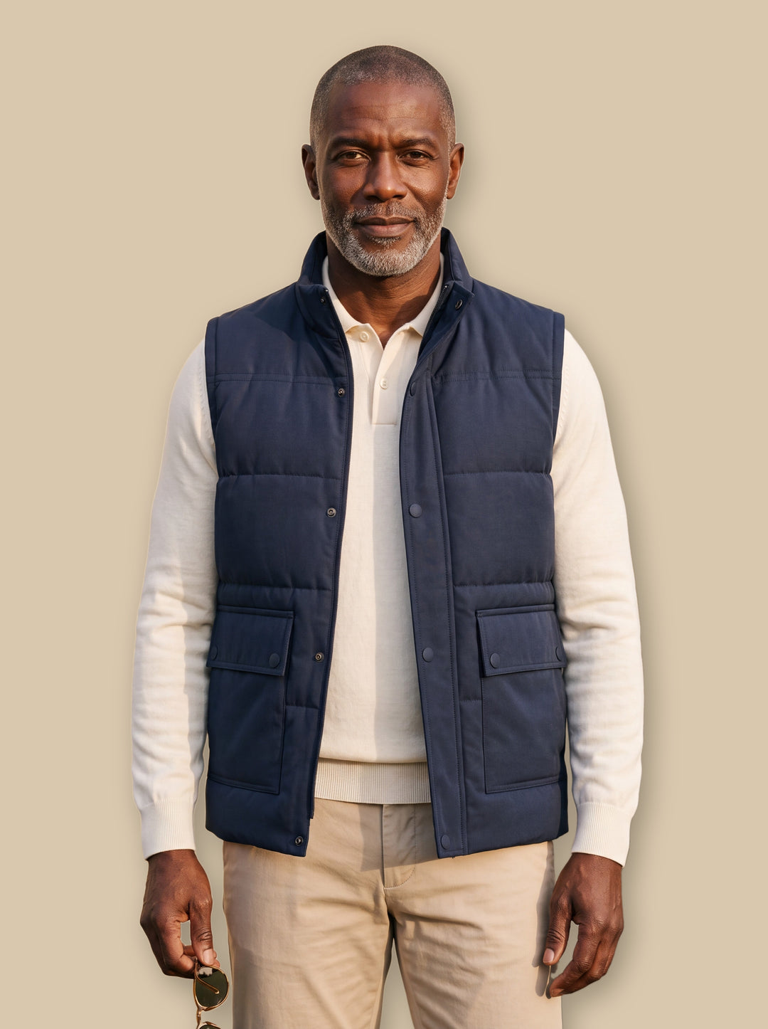 Ned vest in Blue, studio - Gentlemens Manor