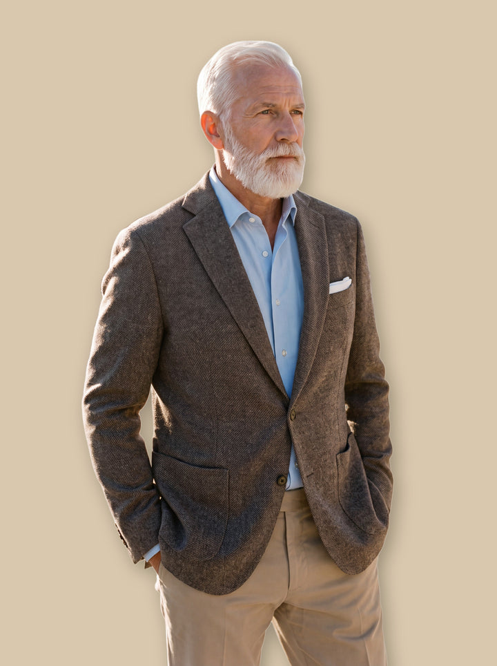 Nicholas jacket in Brown, studio - Gentlemens Manor