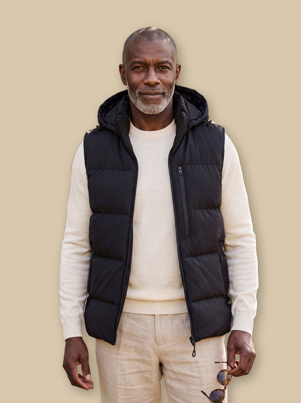 Noah vest in Black, studio - Gentlemens Manor
