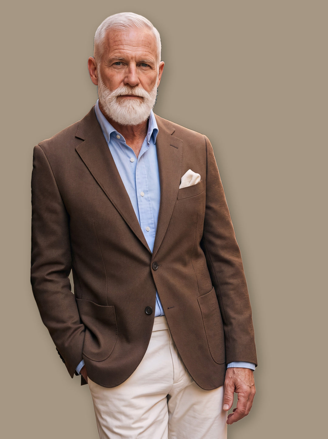 Norris blazer suit in Brown, studio - Gentlemens Manor