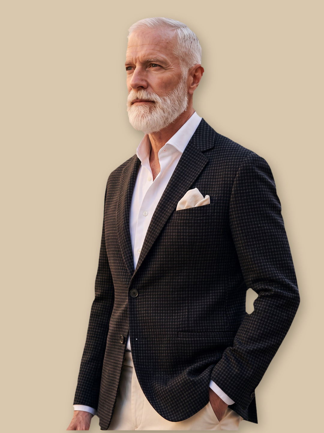 Norwood blazer suit in Black, studio - Gentlemens Manor