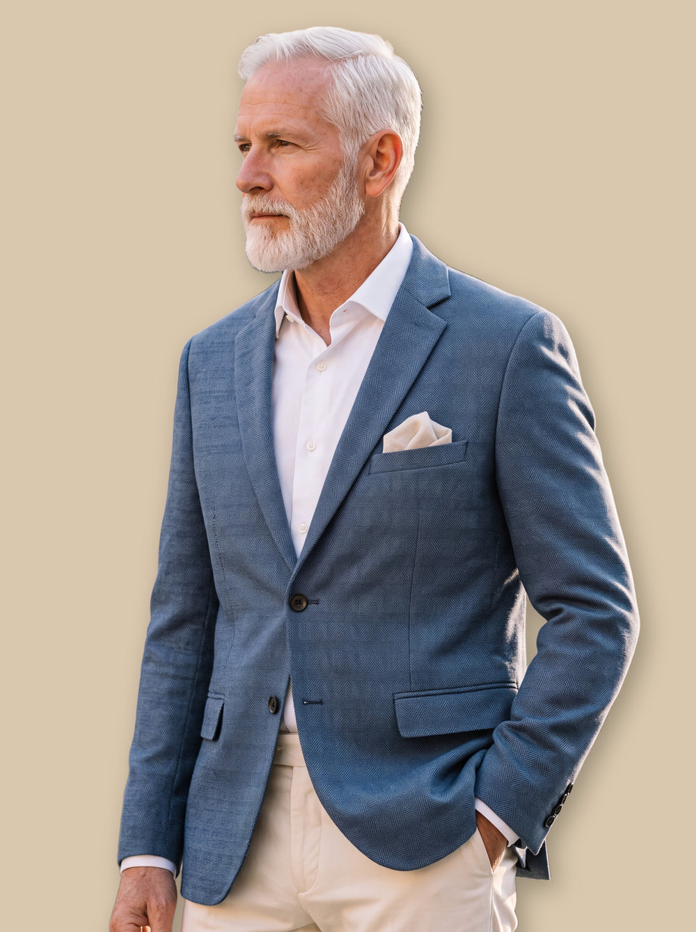 Oakley blazer suit in Blue, studio - Gentlemens Manor