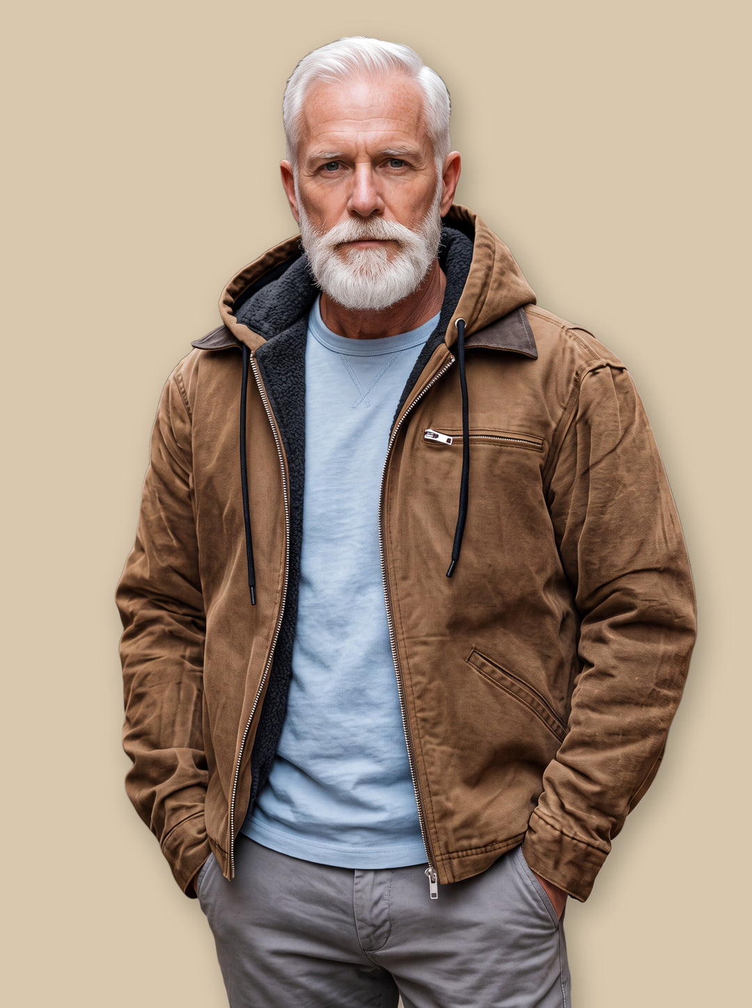 Octavius jacket in Brown, studio - Gentlemens Manor