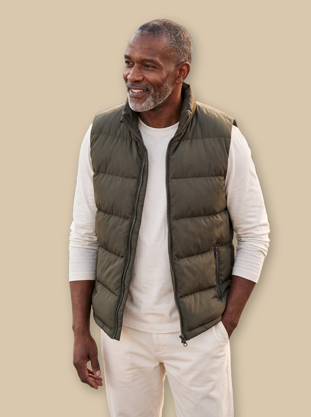 Odell vest in Olive, studio - Gentlemens Manor
