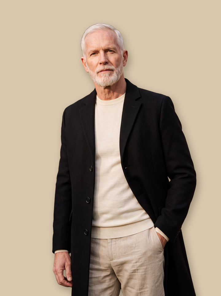 Oliver jacket in Black, studio - Gentlemens Manor
