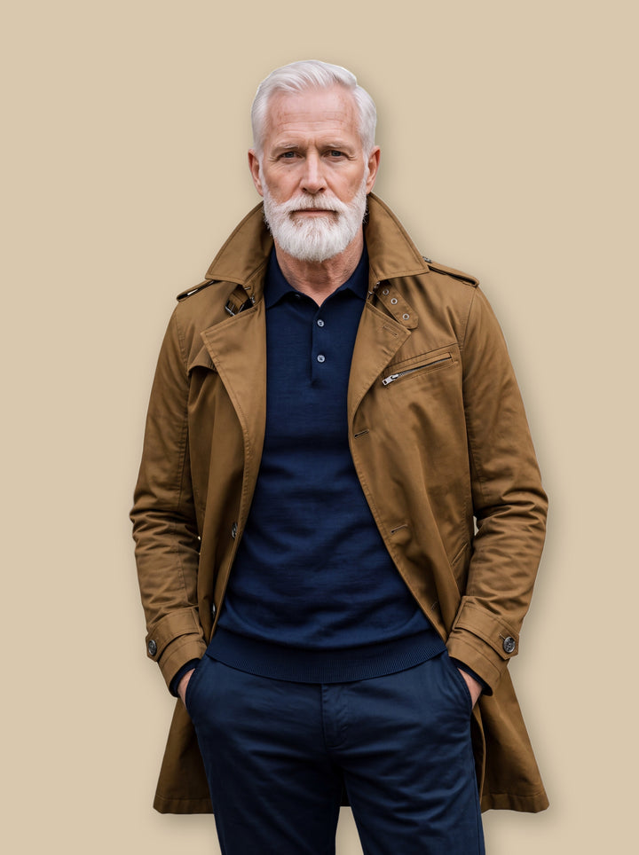 Oran jacket in Camel, studio - Gentlemens Manor