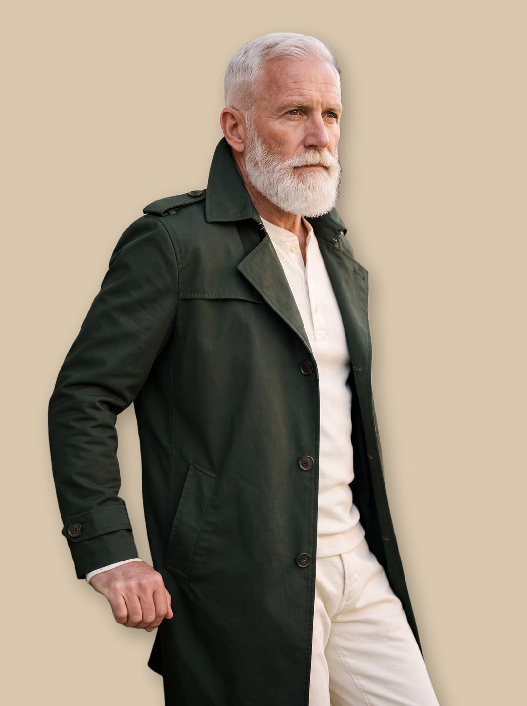 Oran jacket in Green, studio - Gentlemens Manor