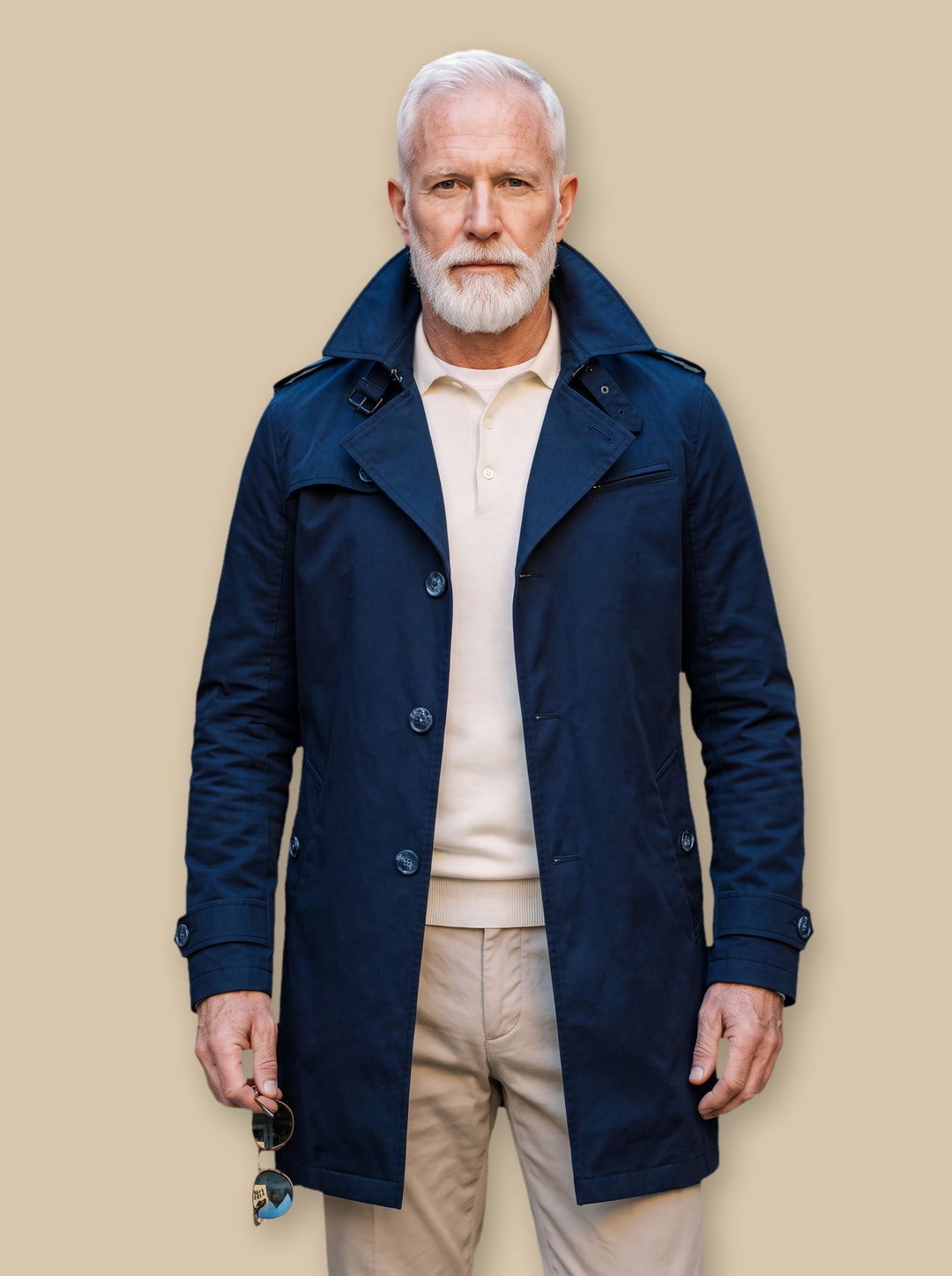 Oran jacket in Navy, studio - Gentlemens Manor