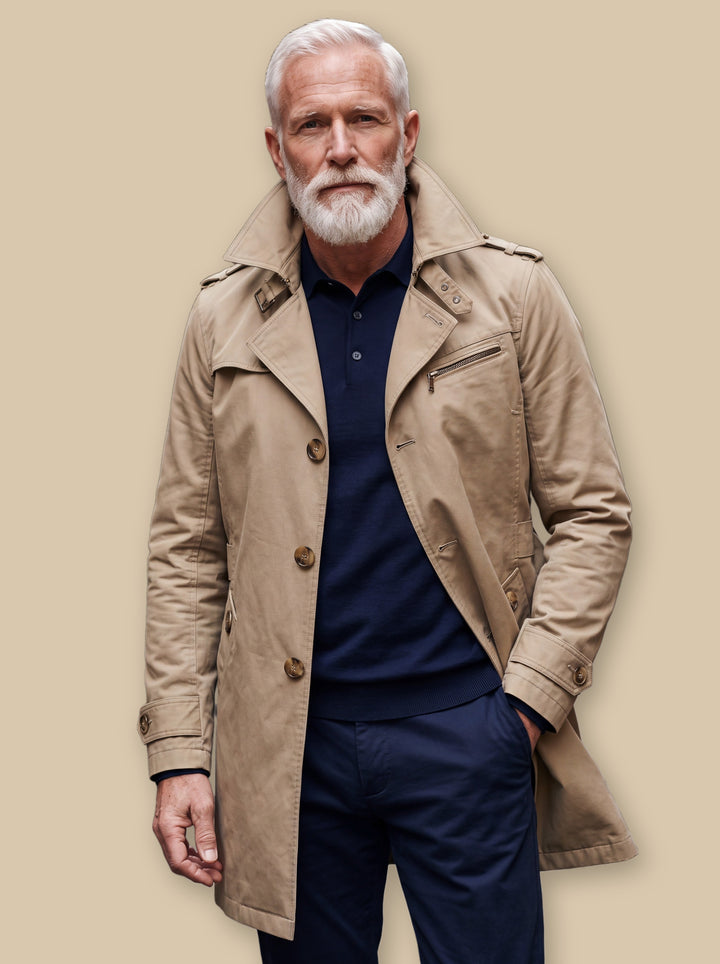 Oran jacket in Sand, studio - Gentlemens Manor