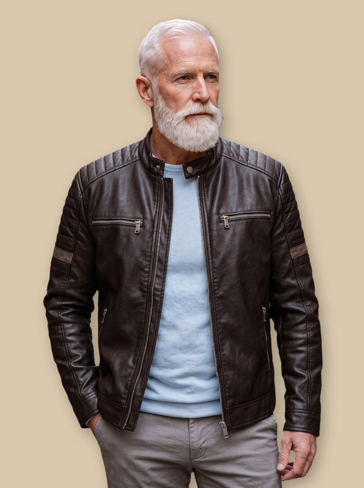 Orson jacket in Dark Brown, studio - Gentlemens Manor
