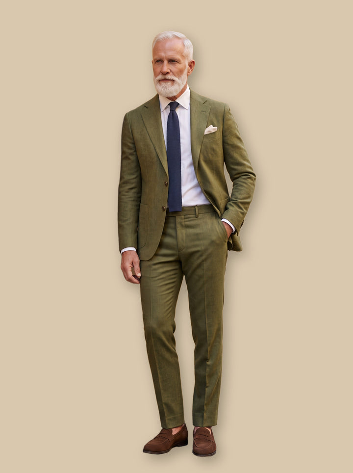 Preston blazer suit in Green, studio - Gentlemens Manor