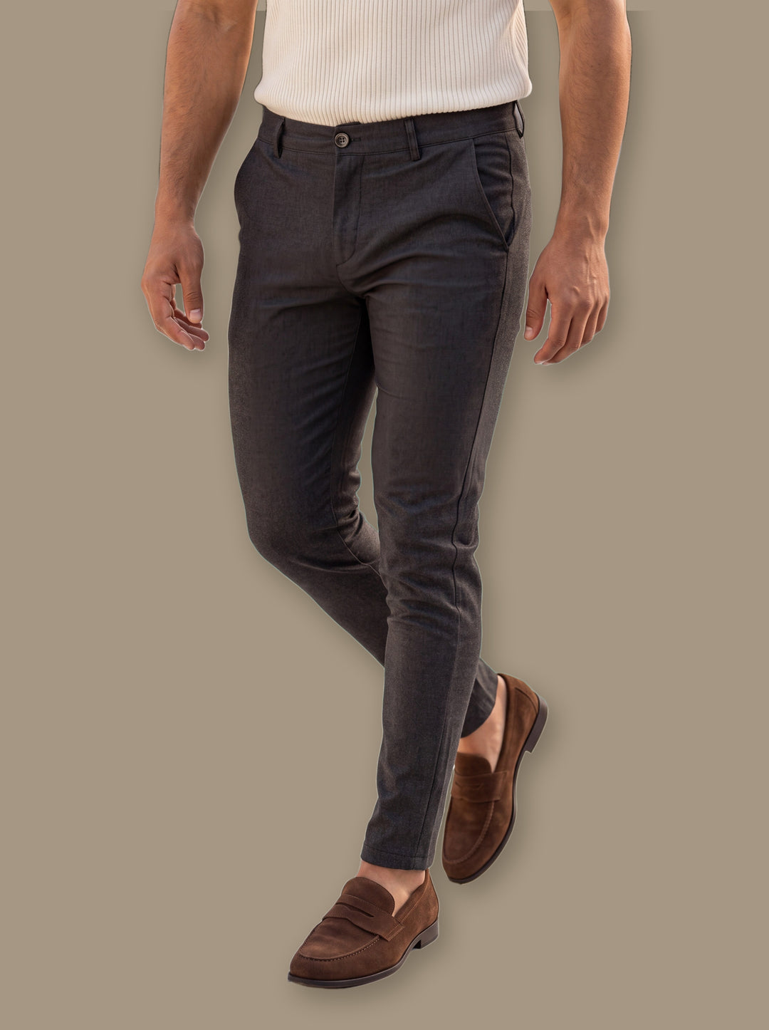 Quinton trousers in Grey, studio - Gentlemens Manor