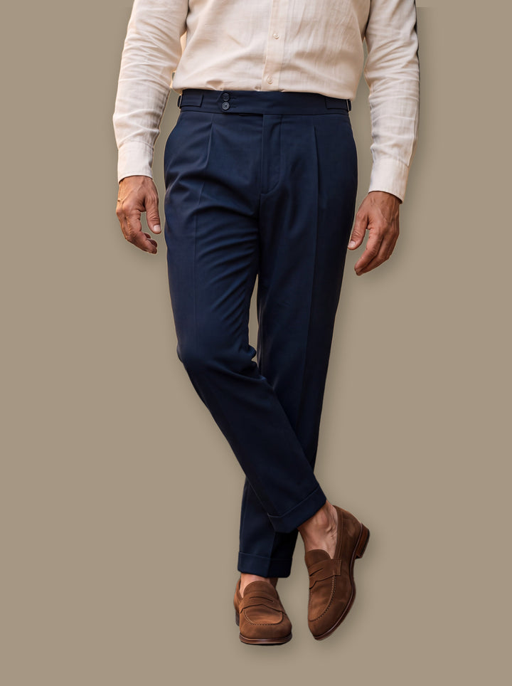 Ralph trousers in Navy, studio - Gentlemens Manor