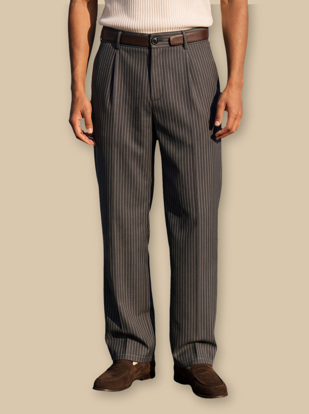 Randall trousers in Black, studio - Gentlemens Manor