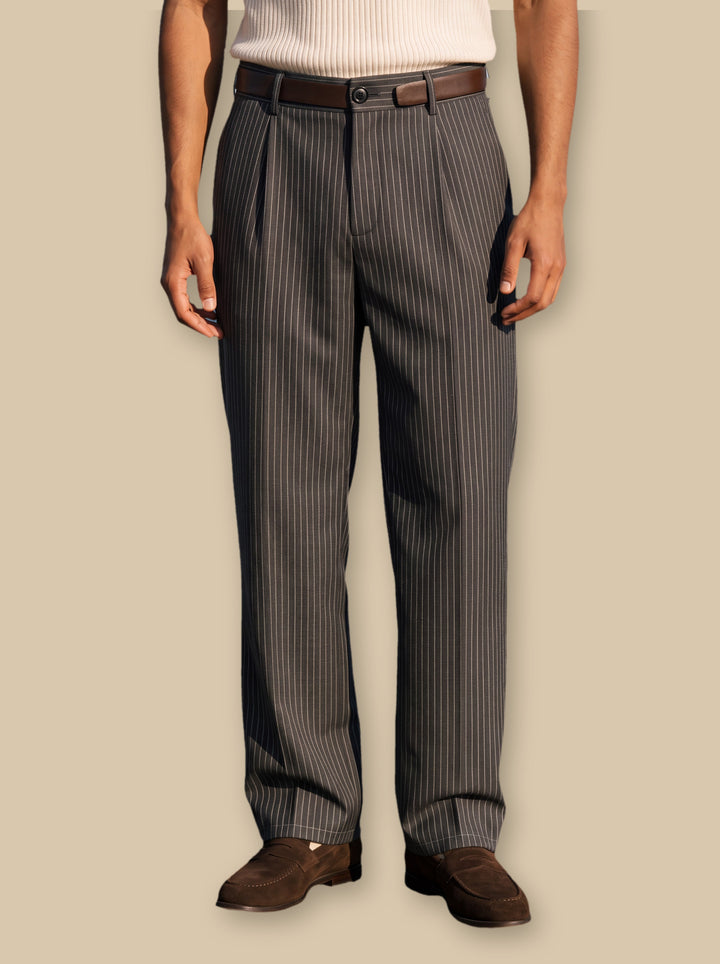 Randall trousers in Black, studio - Gentlemens Manor