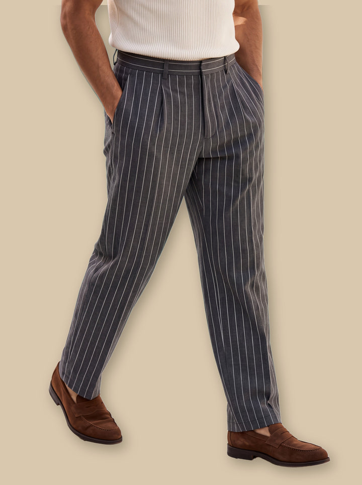 Reed trousers in Charcoal, studio - Gentlemens Manor