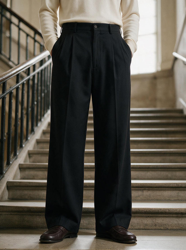 Rockwell dress pants in Black, lifestyle, Gentlemens Manor