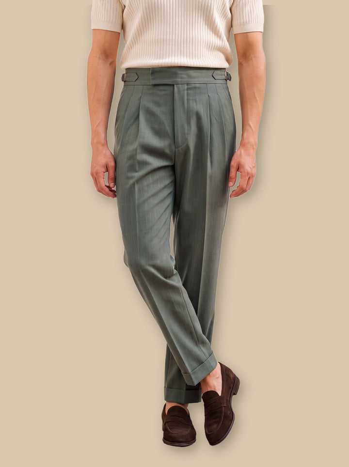 Roderick trousers in Grey, studio - Gentlemens Manor