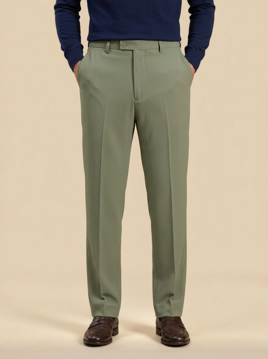 Royce dress pants in Olive, studio, Gentlemens Manor
