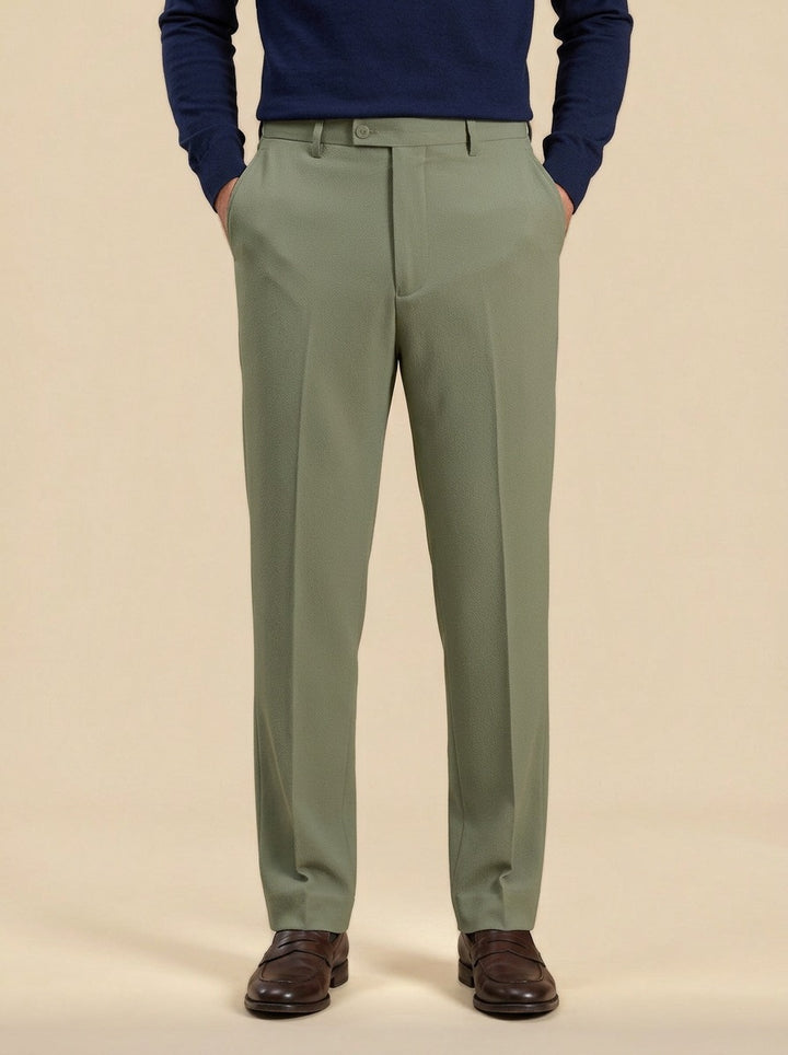 Royce dress pants in Olive, studio, Gentlemens Manor