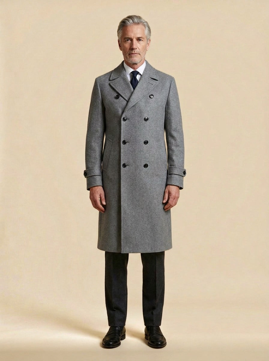 Rutledge coat in Grey, studio, Gentlemens Manor