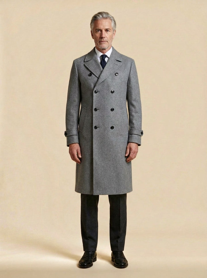 Rutledge coat in Grey, studio, Gentlemens Manor