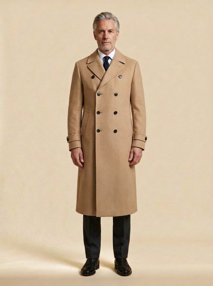 Rutledge coat in Sand, studio, Gentlemens Manor