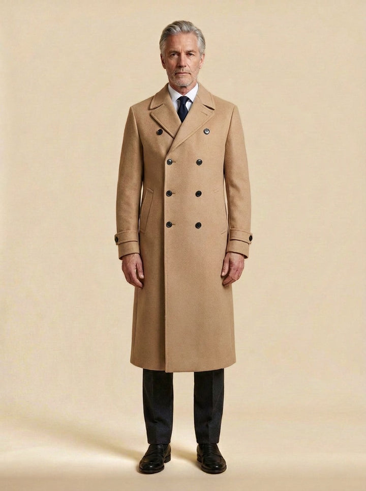 Rutledge coat in Sand, studio, Gentlemens Manor