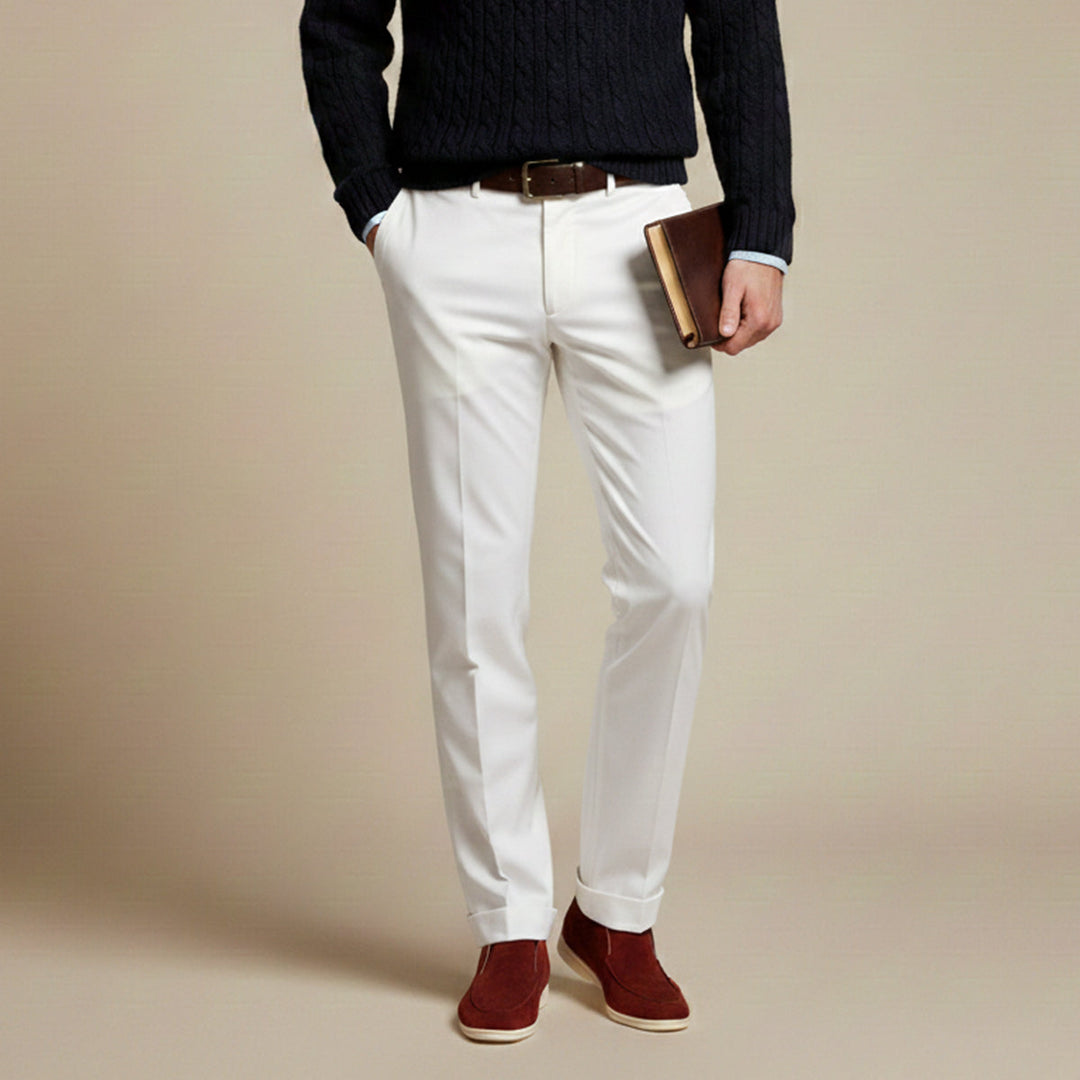 The Santorini Men’s Minimalist Luxury Slip On Loafers