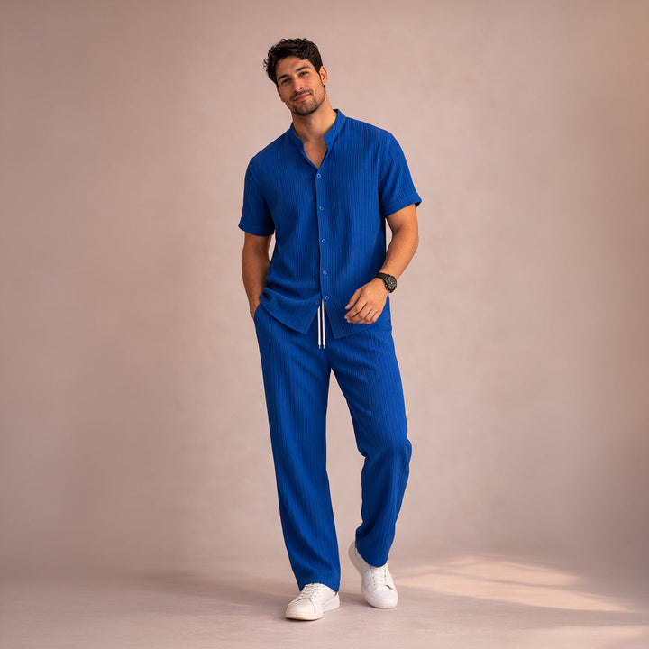 The Pinewater Men’s Linen Summer Trendy Set – Shirt &amp; Pants