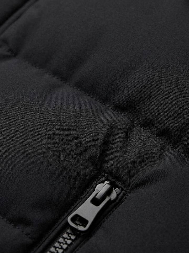 Silas puffer coat, fabric close up, Gentlemens Manor