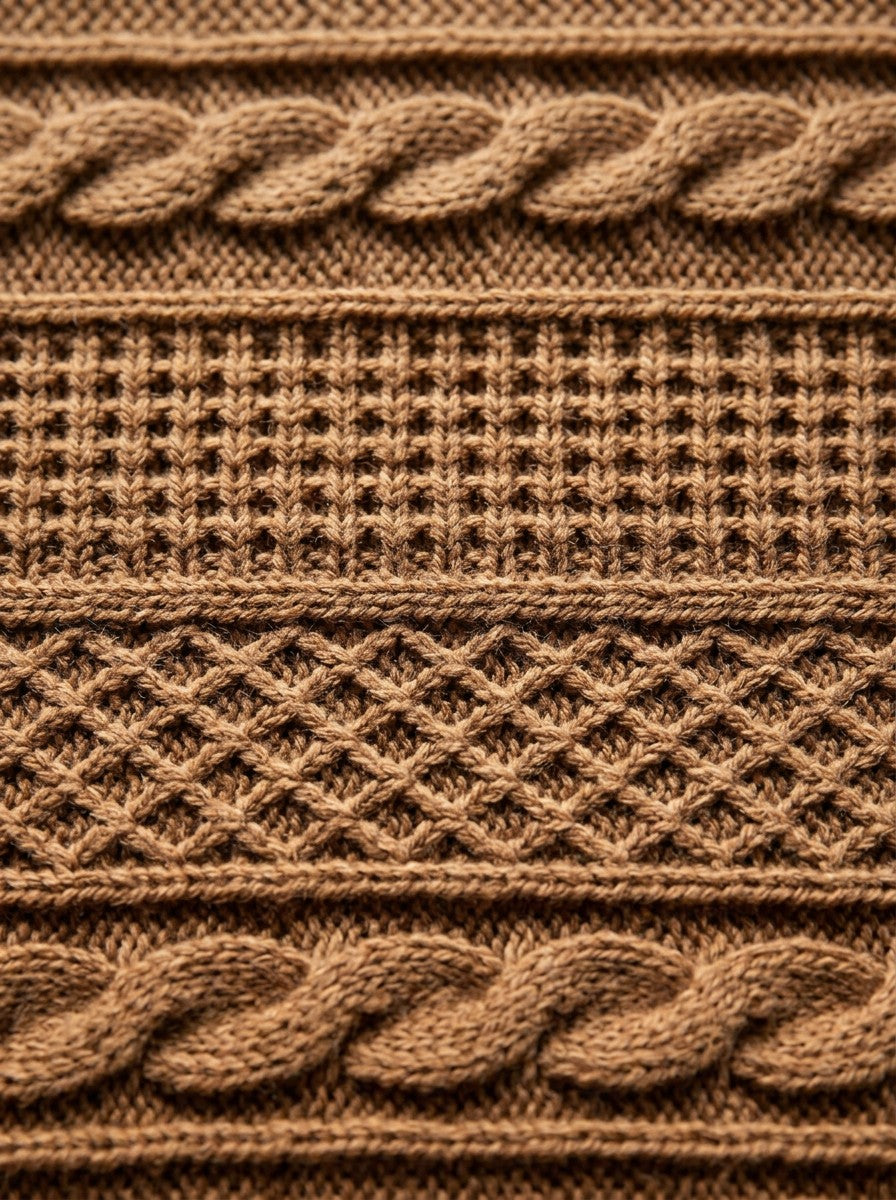 Stanton textured knit sweater, fabric close up, Gentlemens Manor