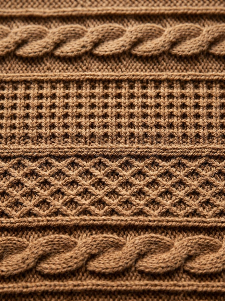Stanton textured knit sweater, fabric close up, Gentlemens Manor