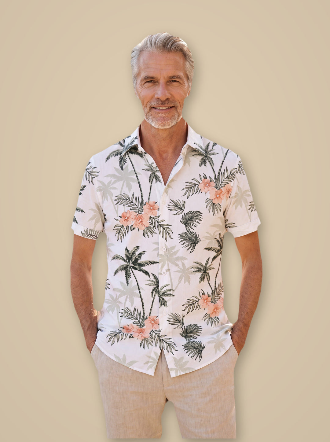 Sterling casual shirt in White, studio - Gentlemens Manor
