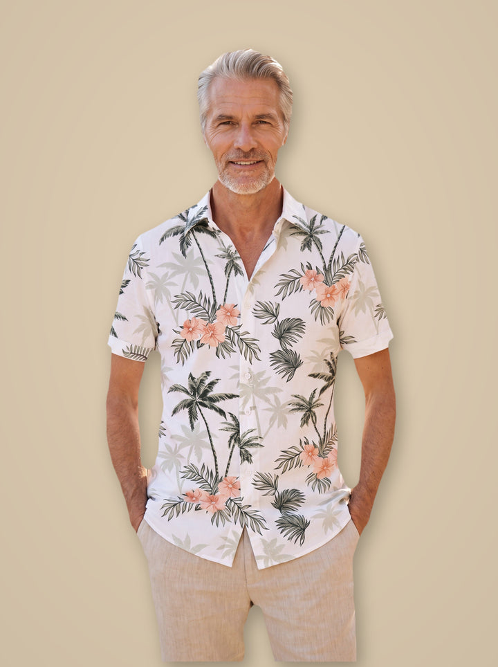 Sterling casual shirt in White, studio - Gentlemens Manor