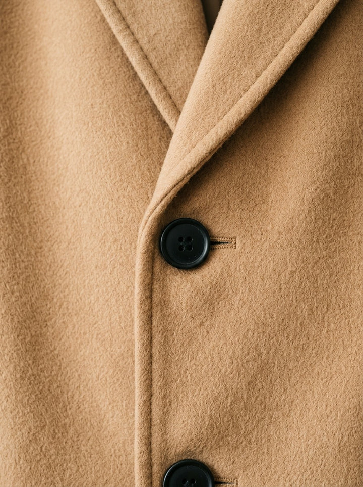 Thackeray overcoat, fabric close up, Gentlemens Manor