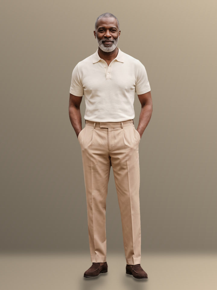 Thomas two piece set in Cream, studio, Gentlemens Manor
