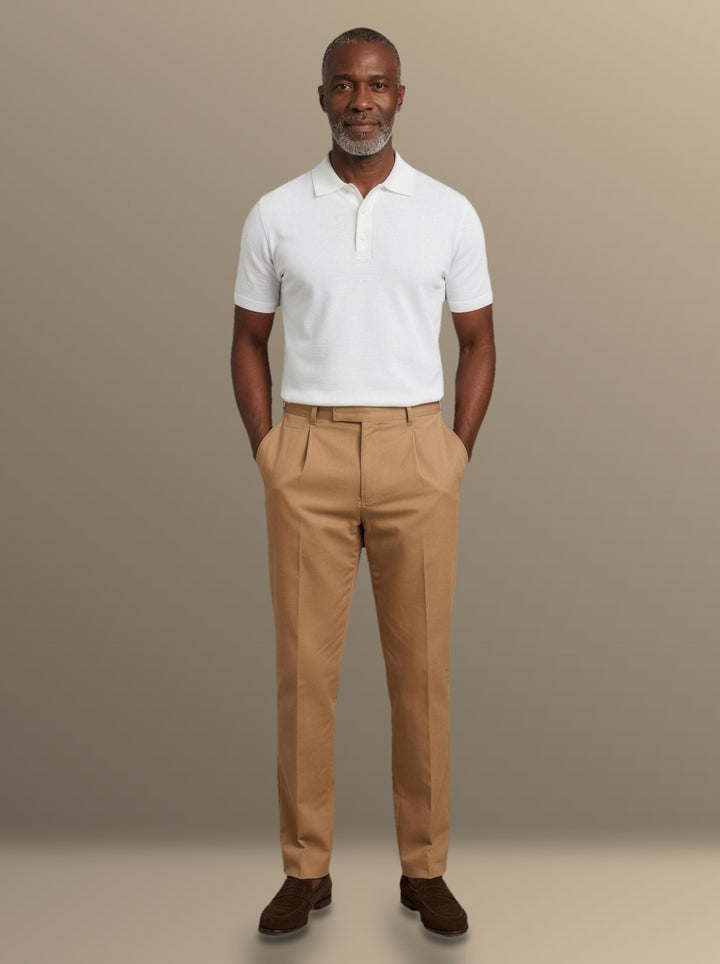 Thomas two piece set in White, studio, Gentlemens Manor