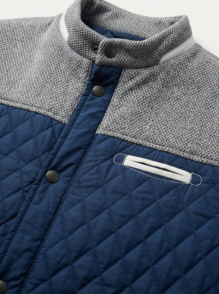 Thorley quilted jacket, fabric close up, Gentlemens Manor