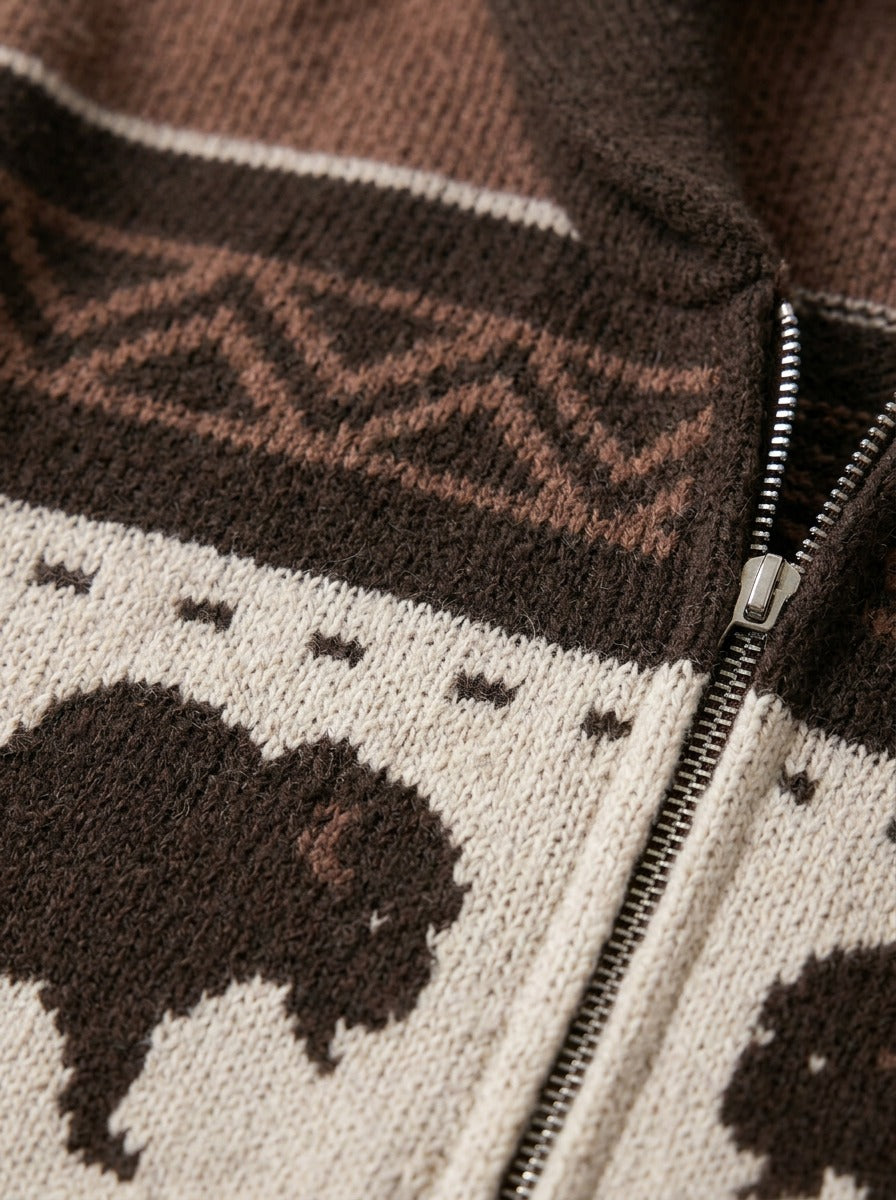 Tilden shawl collar cardigan, fabric close up, Gentlemens Manor