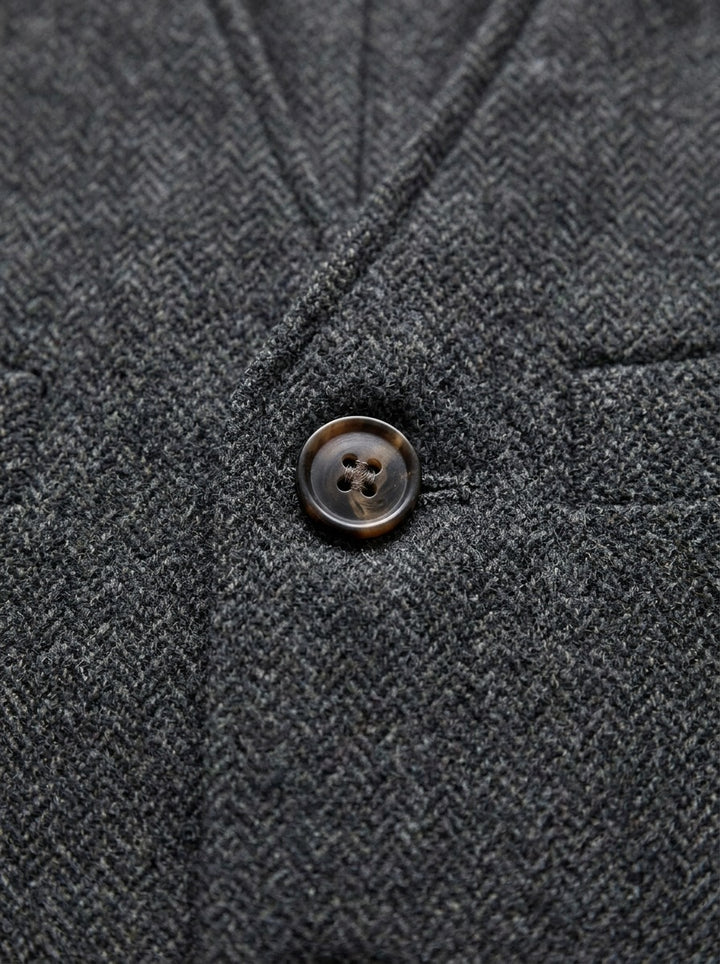 Tobias waistcoat, fabric close up, Gentlemens Manor